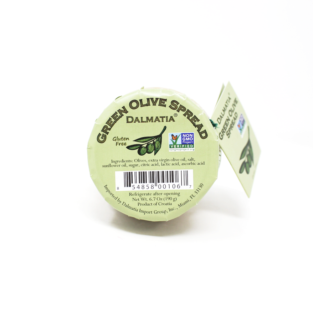 Dalmatia Green Olive Spread, 6.7 oz | Cured and Cultivated
