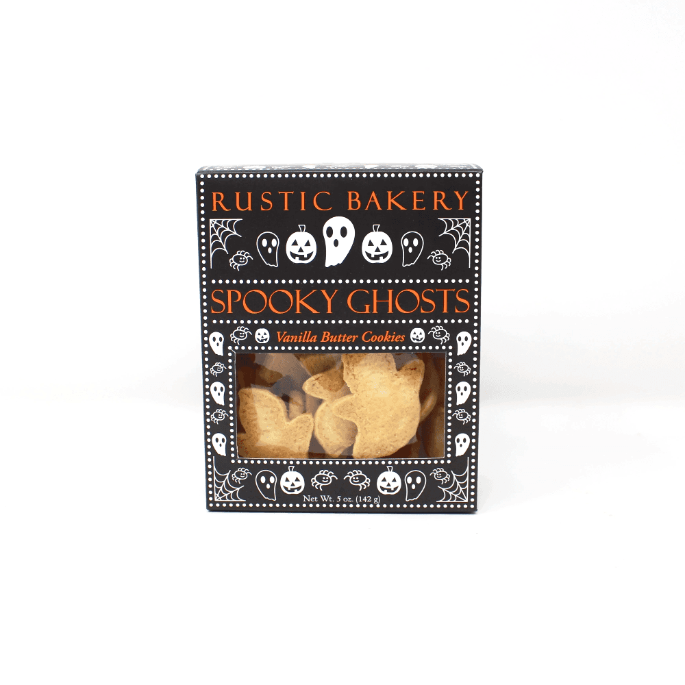 Rustic Bakery Spooky Ghosts Vanilla Butter Halloween cookies Paso Robles - Cured and Cultivated