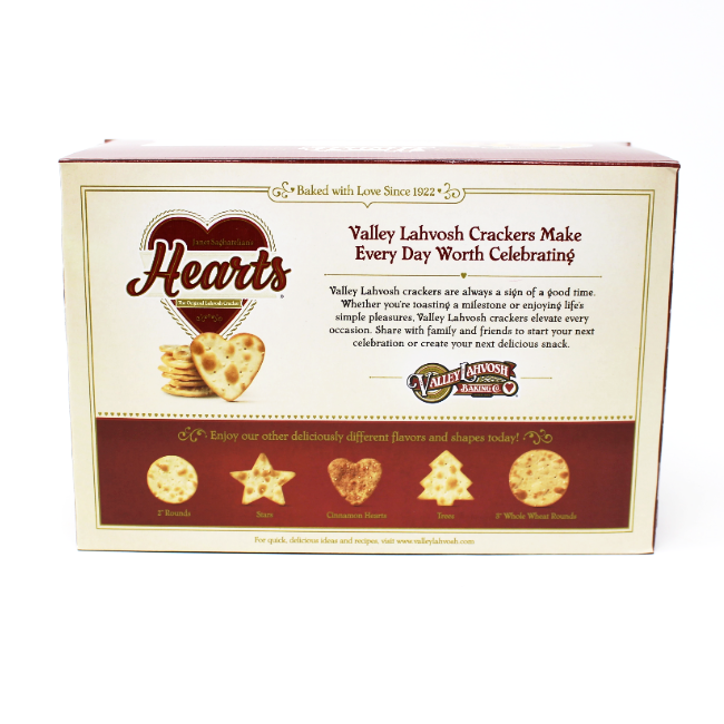 Lahvosh Cracker Hearts - Cured and Cultivated
