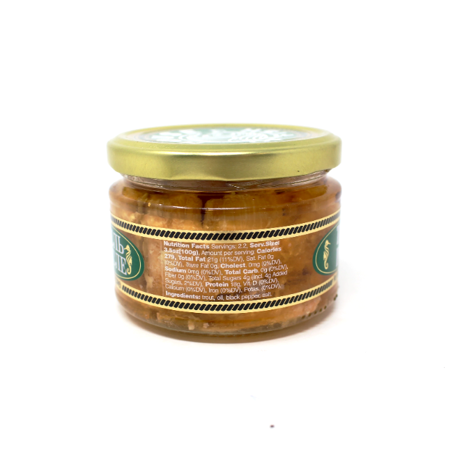 House of Fish Trout In Oil, 8.1oz - Cured and Cultivated
