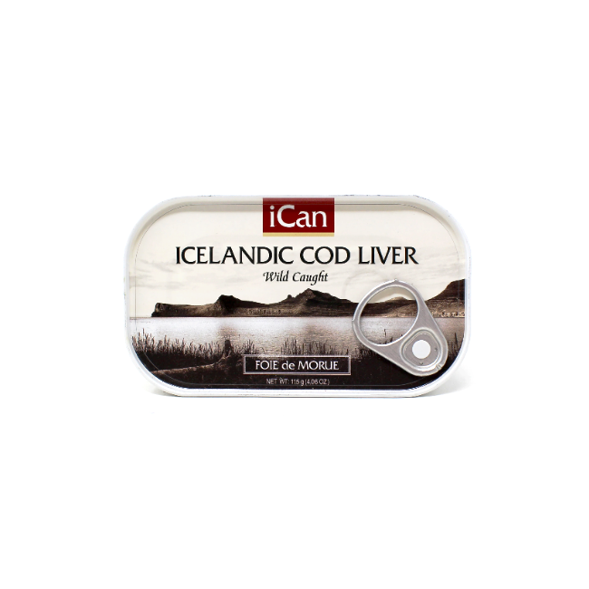 Icelandic Cod Liver, 4.06 oz. - Cured and Cultivated