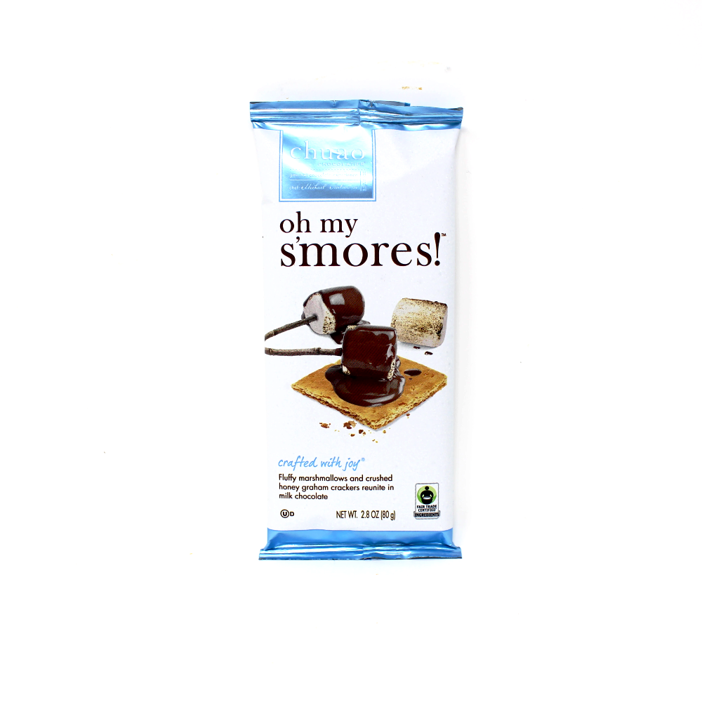 Chuao Chocolatier Oh My S'mores Chocolate Bar - Cured and Cultivated