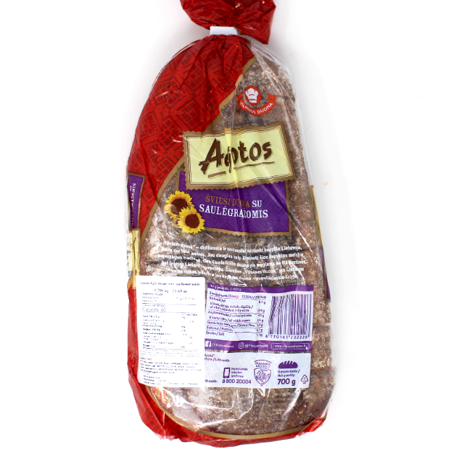Agotos Light Rye Bread with Sunflower seeds