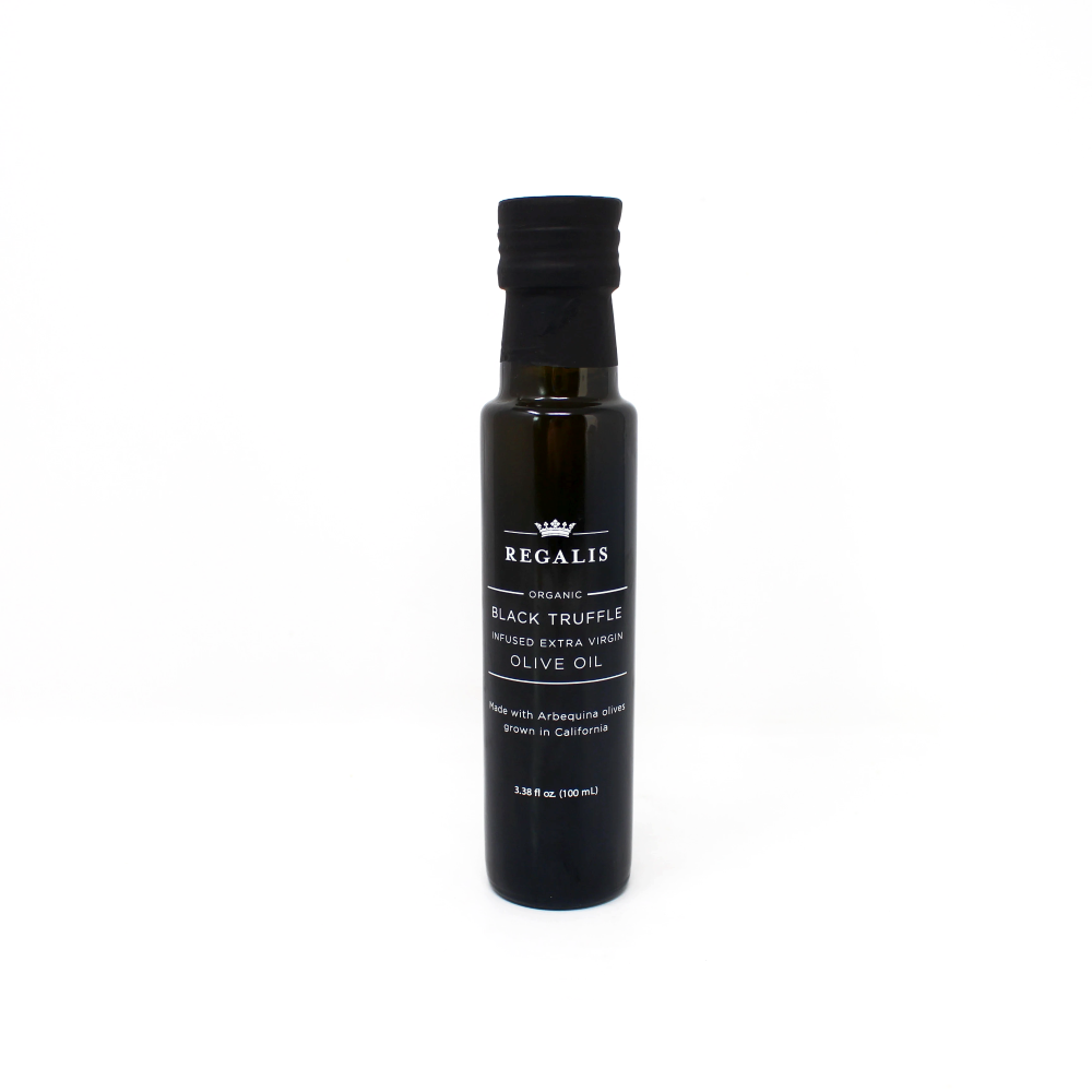 Regalis Organic Black Truffle infused extra virgin olive oil - Cured and Cultivated