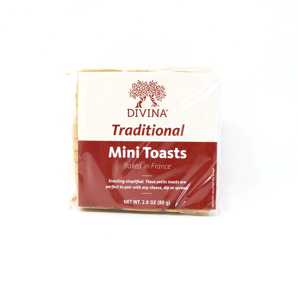 Divina Traditional Mini Toasts crackers - Cured and Cultivated