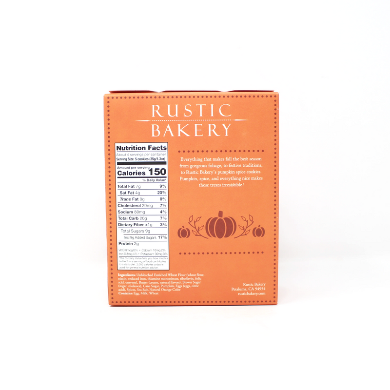 Rustic Bakery Pumpkins Cookies - Cured and Cultivated